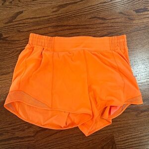 lululemon Hotty Hot High-Rise 4" Lined Short Size 12